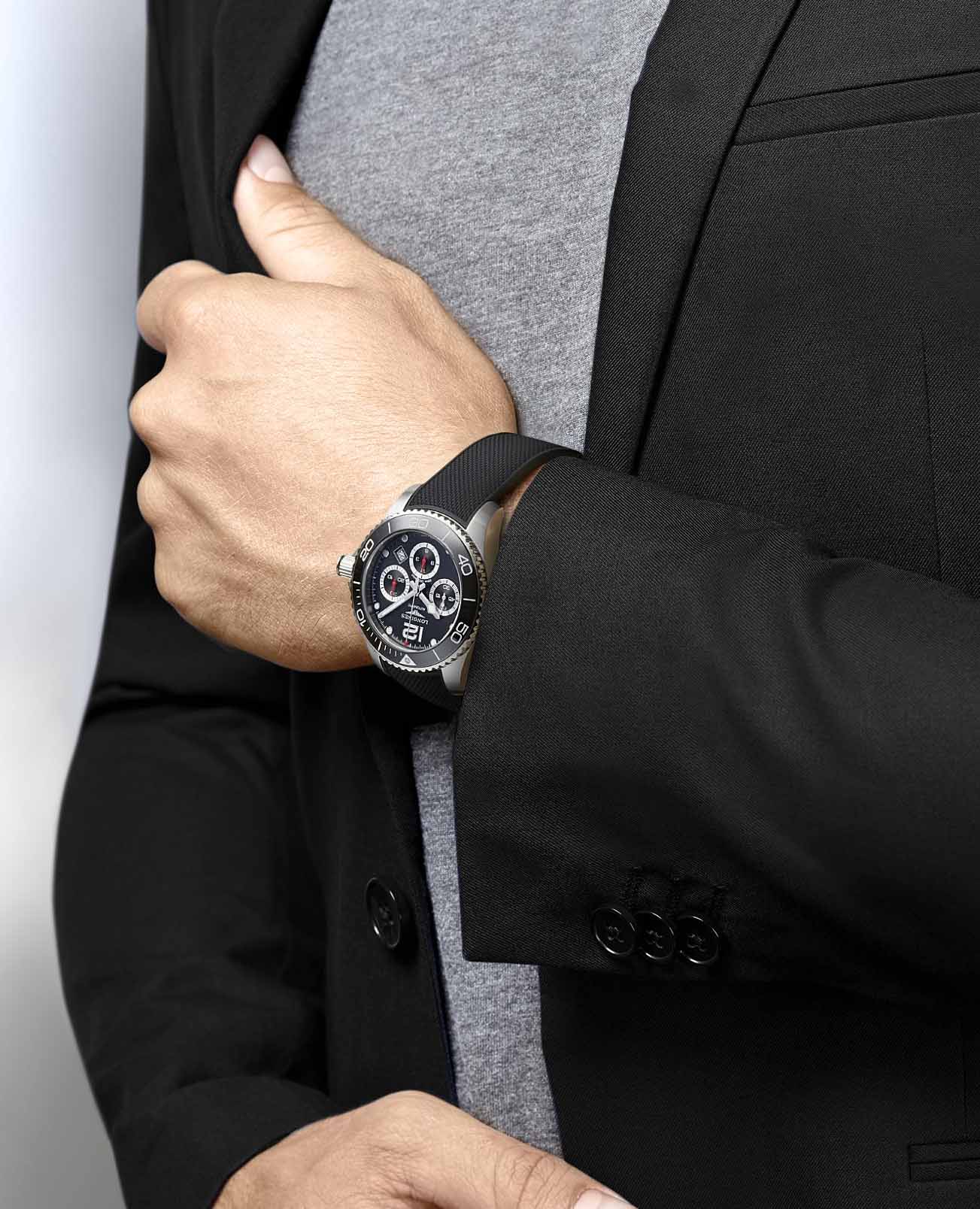 Longines Longines HydroConquest L3.883.4.56.9  - задняя крышка керамика сталь металл корпуса, швейцария часы